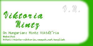 viktoria mintz business card